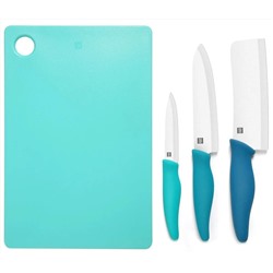 Набор керамических ножей с разделочной доской                       Xiaomi HuoHou