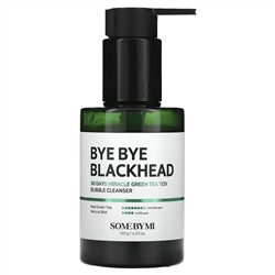 SOME BY MI, Bye Bye Blackhead, 30 Days Miracle, пенка для умывания с зеленым чаем, 120 г (4,23 унции)