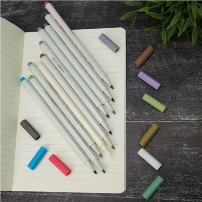 Набор ручек "Metallic color pen", 10 шт, mix