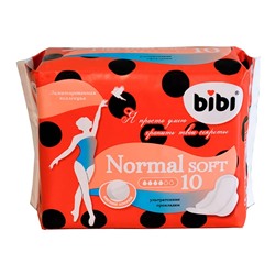 Прокладки женские ультратонкие BiBi Normal Soft 10шт (48шт/короб)