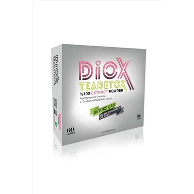 Чай Diox 60 шт Детокс Чай 1 месяц Оригинальная упаковка DX1005