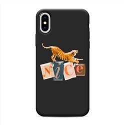 Premium чехол Stickers Nice tiger на iPhone X (10)