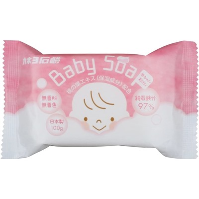 KANEYO Baby Soap Детское увлажняющее кусковое мыло с экстрактом персика 100 гр