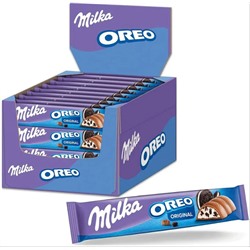 Шоколадный батончик Milka & Oreo 37гр