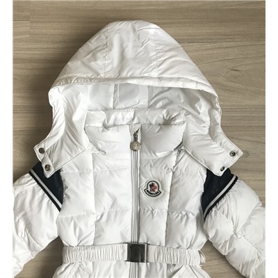 М.1707 Комбинезон Moncler белый (68,74,80,86)