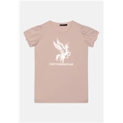 Bruuns Bazaar - EBNA - футболка с принтом - розовый