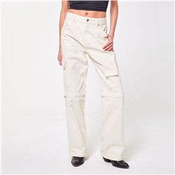 Pantalón - 100% algodón - blanco roto