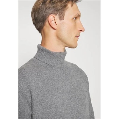 Selected Homme - SKIPPER STRUCTURE - Вязаный свитер - серый