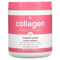 Sports Research, комплекс Collagen Beauty, морской коллаген, клубничный лимонад, 180 г (6,34 унций)