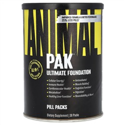 Animal, PAK®, Ultimate Foundation, мультивитаминный комплекс, 30 пакетиков