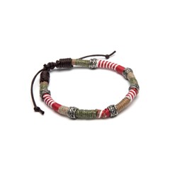 BRACCIALE MULTICOLOR COTONE