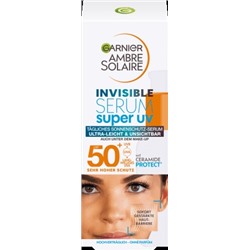 Солнцезащитная сыворотка-невидимка для лица супер УФ, SPF 50+, 30 мл