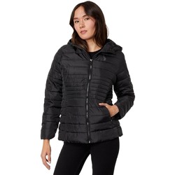U.S. POLO ASSN. Mixed Quilting Hooded Puffer with Cozy Faux Fur Lining