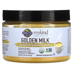 Garden of Life, MyKind Organics, золотое молоко, восстановление и питание, 105 г (3,7 унции)