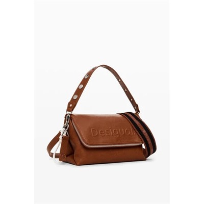 Faux leather crossbody bag