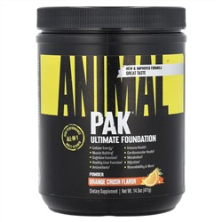 Animal, Animal Pak Powder, тональная основа для тренировок, измельченный апельсин, 411 г (14,5 унции)