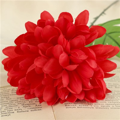Цветы искусственные "Пион садовый" 46 см, d-14, красный