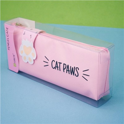 Пенал "Cat paws", pink