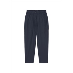 Marc O'Polo - БРЮКИ MODERN JOGGER Укороченной длины - брюки из ткани - синие