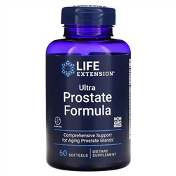 Лайф Экстэншн, Ultra Prostate Formula, ультра формула для мужского здоровья, 60 капсул