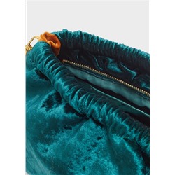 LEANDRA VELVET CLUTCH WITH BOW + COLORS