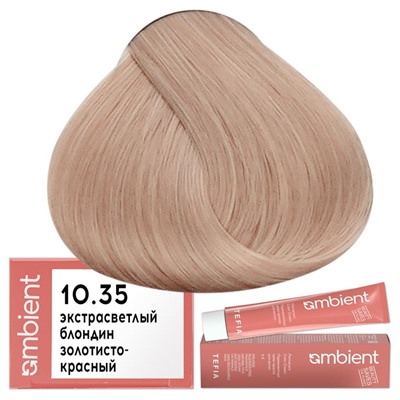 Крем-краска для волос AMBIENT 10.35, Tefia