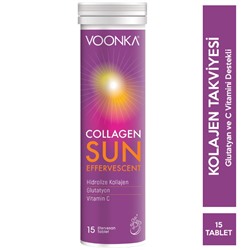 Voonka Collagen Sun 15 Effervescent Tablet