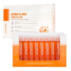 (Китай) Филлер с аминокислотами для волос FarmStay Derma Cube Amino Clinic Hair Filler 13мл (упаковка 10шт)