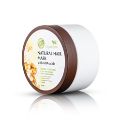 Маска для волос с АНА-кислотами "Разглаживающая" для гладкости, блеска и упругости волос, с экстрактами кумквата и папеды