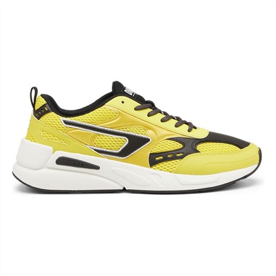 Sneakers - logo - amarillo y negro - Suela: 4.5 cm