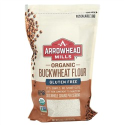 Arrowhead Mills, Organic Buckwheat Flour, Gluten Free, 22 oz (623 g)