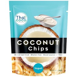 Чипсы Кокосовые Натуральные со Вкусом Йогурта THAI COCO 40 гр