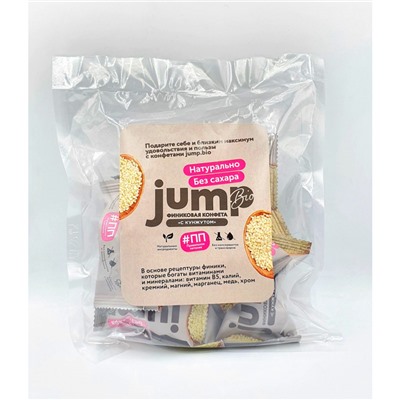 Jump Конфеты финиковые без сахара с кунжутом, 160г