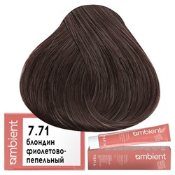Крем-краска для волос AMBIENT 7.71, Tefia
