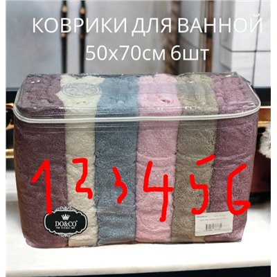 Коврик в ванну   цена 1 шт  в упаковке  одна модель 6 разных цветов
