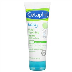 Cetaphil, DailyAdvance, детский ультрауспокаивающий лосьон с маслом ши, 226 г (8 унций)