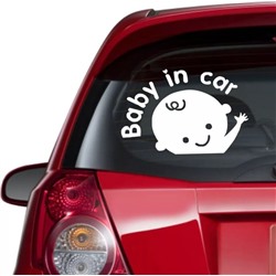 Наклейка  автомобильная "Ребенок в машине"