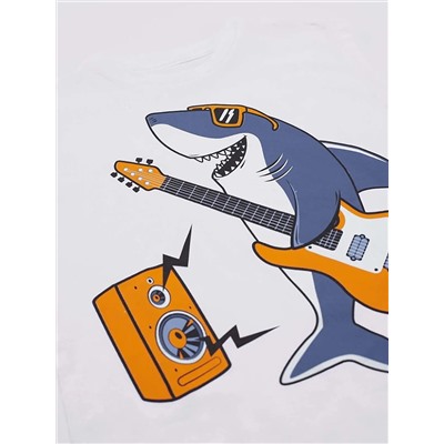 MSHB&G Комплект с футболками и шортами-капри для мальчика Shark