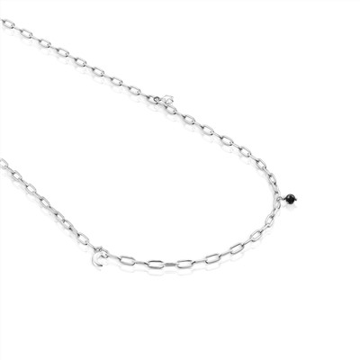 Collar Magic Nature - plata 925/1000 (22 kt) - perla cultivada de agua dulce - ónix