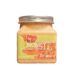 Скраб для тела с натуральными экстрактами JFSHI Honey, 350мл