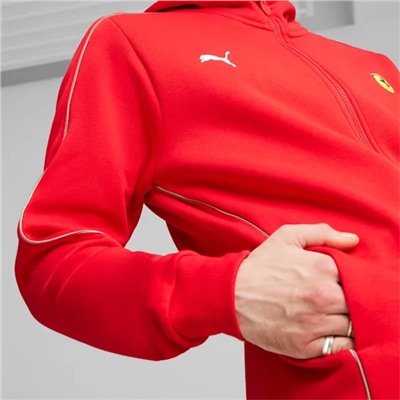 Scuderia Ferrari Men's Motorsport Race Hooded Sweat Jacket