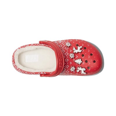 cr*cs Classic Lined Holiday Charm Clog