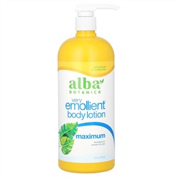 Alba Botanica, Very Emollient, интенсивный смягчающий лосьон для тела, максимальная формула, 946 мл (32 жидк. унции)