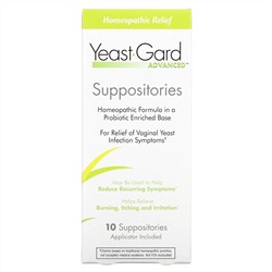 YeastGard Advanced, суппозитории Yeast Gard Advanced, 10 суппозиториев