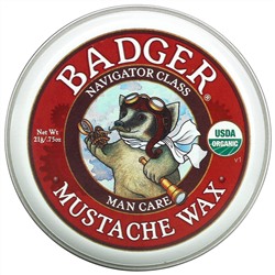 Badger Company, Органический воск для усов, 21 г (0,75 унции)