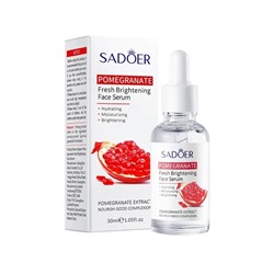 Сыворотка для лица с экстрактом граната Sadoer Pomegranate Fresh Brightening Face Serum 30ml