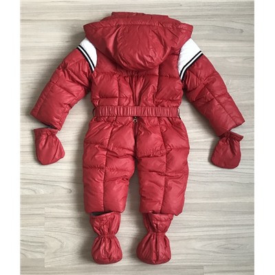 М.1707 Комбинезон Moncler красный (68,74,80,86)