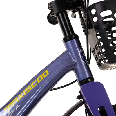 Велосипед 16'' Maxiscoo Jazz Pro, цвет синий карбон