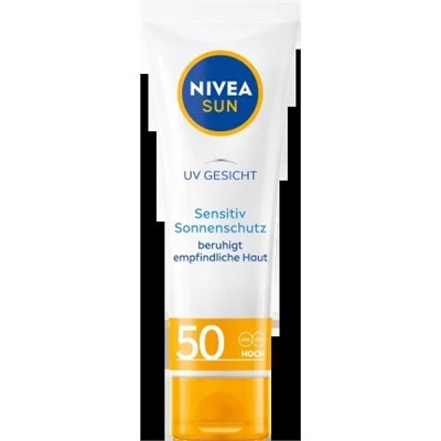 Крем солнцезащитный для чувствительной кожи SPF 50, 50 мл