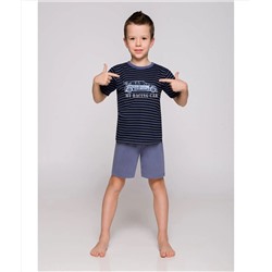 Детская хлопковая пижама 390/391-19 Max т.синий, Taro (Польша)